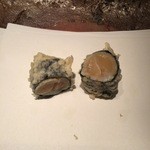 天ぷら 元吉 - H27.12 帆立貝柱