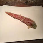 天ぷら 元吉 - H27.12 金時人参