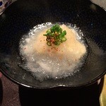 天ぷら 元吉 - H27.12 かれい みぞれあんかけ