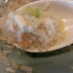 がふうあん - ひいらぎ煮干ペペロンチーノ雑炊(2015/11)