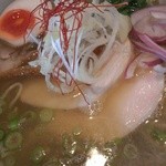 がふうあん - ひいらぎ煮干の塩らーめん(2015/11)