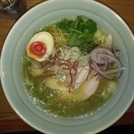 がふうあん - ひいらぎ煮干の塩らーめん(2015/11)