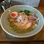 がふうあん - ひいらぎ煮干の塩らーめん(2015/11)