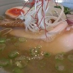 がふうあん - ひいらぎ煮干の塩らーめん(2015/11)