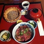 日本料理 筑膳 - 和牛と田舎蕎麦など