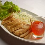 バードカフェ shonan - シンガポールの『チキンライス』670円