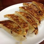 ラーメン神山 - H.27.8.1.夜 ビールセット 500円の餃子