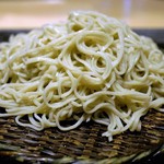 つきじ 文化人 - 本日のせいろ＝富山県南栃産の秋新そば粉・十割