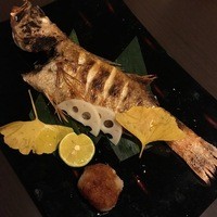 銀座方舟  大吟醸しずく店 - 喉黒天然塩焼き