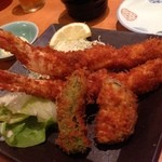 お酒・お惣菜・和食 竜田屋 - H.27.8.2.夜 大えびフライ 1,300円