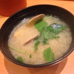 お酒・お惣菜・和食 竜田屋 - H.27.8.2.夜 あさり汁 250円
