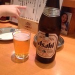 お酒・お惣菜・和食 竜田屋 - H.27.8.2.夜 瓶ビール