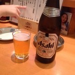 お食事処・居酒屋 竜田屋 - H.27.8.2.夜 瓶ビール