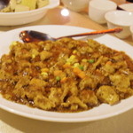 九戸茶語 - 鶏肉の四川炒め