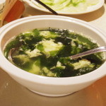 九戸茶語 - わかめとタマゴのスープ