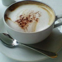 プリミ・バチ - カプチーノ　＊一口飲んでしまっています(~_~;)