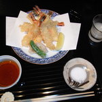 和食 浮橋 - 海老の天ぷら