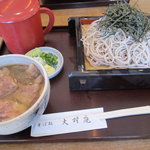 大村庵 - 鴨せいろそば（大盛り）