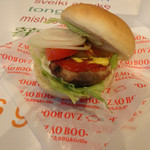 Zao Boo - ZAO BOOバーガー。中身はこんな感じ。