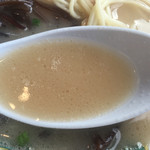 長崎楼 - 2015年12月初旬 スープをレンゲで。