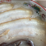 長崎楼 - 2015年12月初旬 チャーシューはバラ肉チャーシュー。