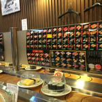 京寿司 - 店内ショートレンジの回転台