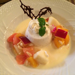 デセール盛り合わせ ブランマンジェ