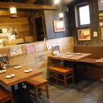Noukagohan Tsukada Shokudou - ２階テーブル席。