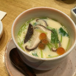 とみ岡 - 151205 茶碗蒸し（ランチ）