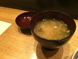 とみ岡 - 151205 味噌汁（ランチ）