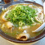 本家　第一旭  - 熟成味噌ラーメン＋肉増し('15.11)