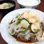 中央市場上海 - かつおのたたき定食