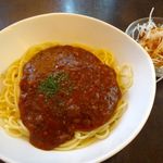 珈心 - ミートソーススパゲッティ(690円)