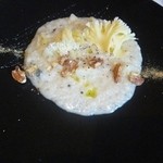 クッチーナ イタリアーナ ガッルーラ - ゴルゴンゾーラチーズと洋梨のリゾット