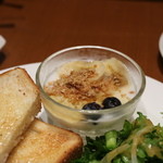 渋谷珈琲研究所 - 研究所プレートのヨーグルト