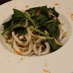 ビストロ K - スルメイカと明太子と生のりほうれん草のパスタ（１７００円）