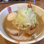 麺処　慶 - 味噌ラーメン800円☆半麺代わりに味玉付き