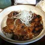 梅セットの豚丼