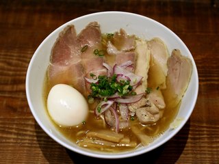 Machida Shiruba Shio Ra-Men Shinka - 煮干塩ラーメン全部入り