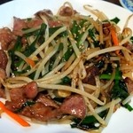 大竹 - レバニラ炒め￥500