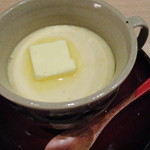 小料理 すず乃 - コーンとユリ根の茶碗蒸し