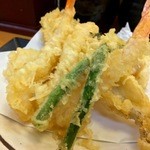 天丼 あきば - 海鮮天ぷら定食（2015.12）