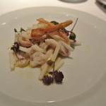 ラ・トルテュ - カスベと長芋　コラトゥーラで