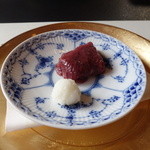 柚木元 - 鹿の刺身は古いロイヤルコペンハーゲンで・・・