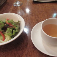 グリル満天星 麻布十番 新宿店 - サラダ　＆　スープ