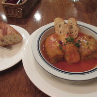 グリル満天星 麻布十番 新宿店 - ロールキャベツ　＋　バケット　￥1.730