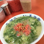 元祖長浜家 - ラーメン 450円