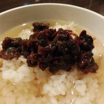 創作串揚 つだ - あさりのしぐれ、お茶づけ