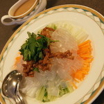 中国料理 盤古殿 新横浜プリンスホテル店 - 北京風板春雨のサラダ（１，０８０円＋税）２０１５年１２月