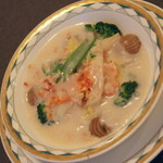 中国料理 盤古殿 - タラバ蟹肉と野菜のクリーム煮（１，１８０円＋税）２０１５年１２月